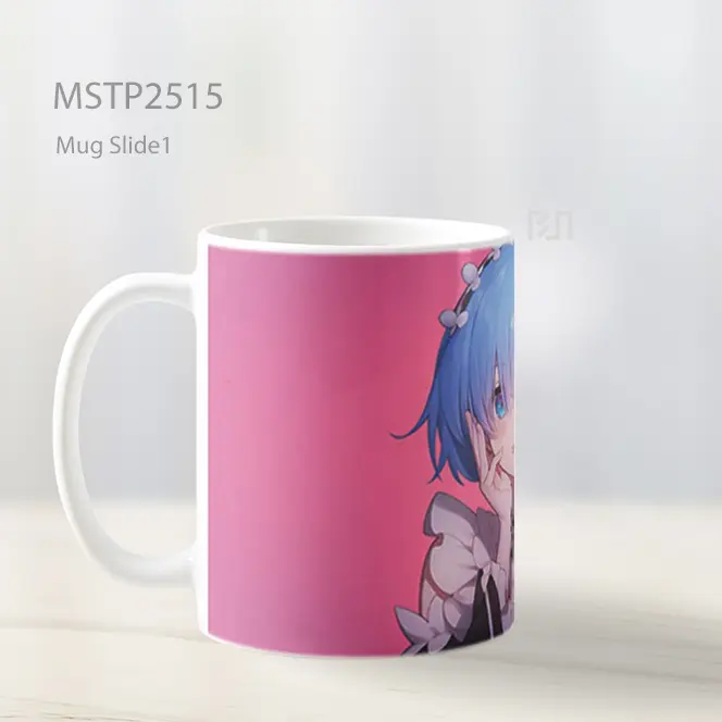 Rem Rezero Latar Pink Mug MSTP2515 - All-side / Desain