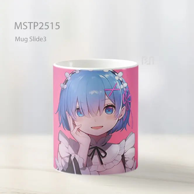 Rem Rezero Latar Pink Mug MSTP2515 - All-side / Desain
