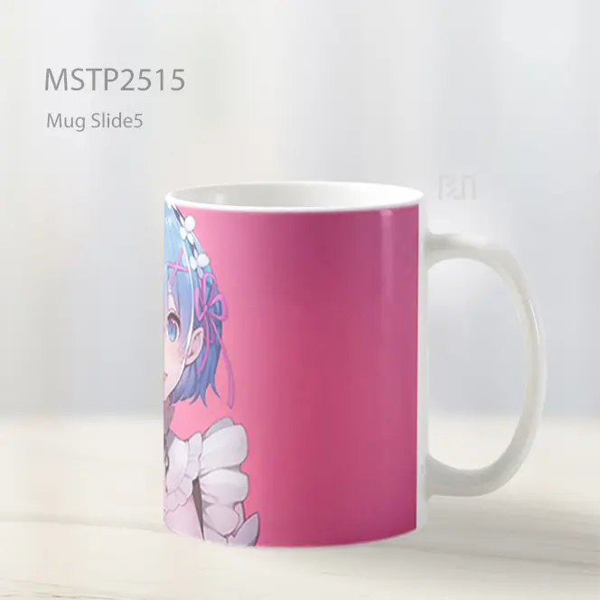 Rem Rezero Latar Pink Mug MSTP2515 - All-side / Desain