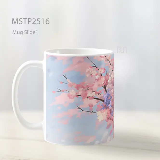 Rem Sakura Pose Romantis Mug MSTP2516 - All-side / Desain