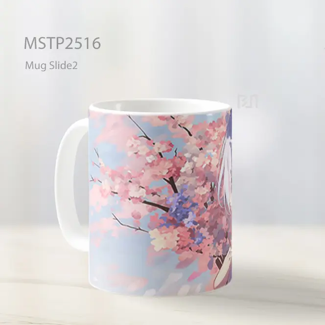 Rem Sakura Pose Romantis Mug MSTP2516 - All-side / Desain
