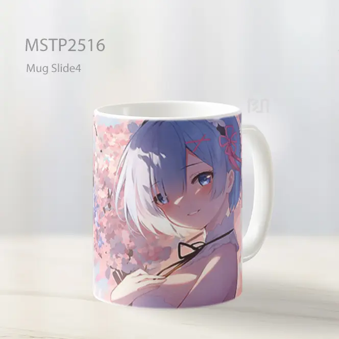 Rem Sakura Pose Romantis Mug MSTP2516