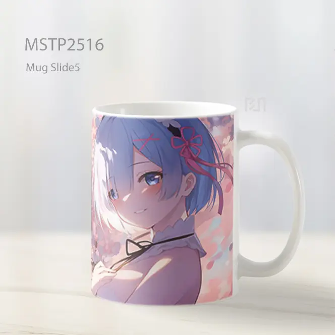 Rem Sakura Pose Romantis Mug MSTP2516 - All-side / Desain