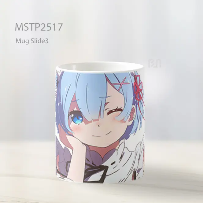 Rem Winking Rezero Anime Mug MSTP2517 - All-side / Desain