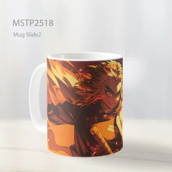 Rengoku Api Heroik Mug MSTP2518 - All-side / Desain