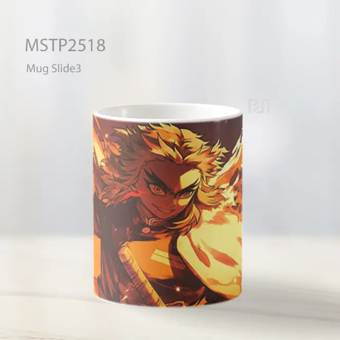 Rengoku Api Heroik Mug MSTP2518 - All-side / Desain