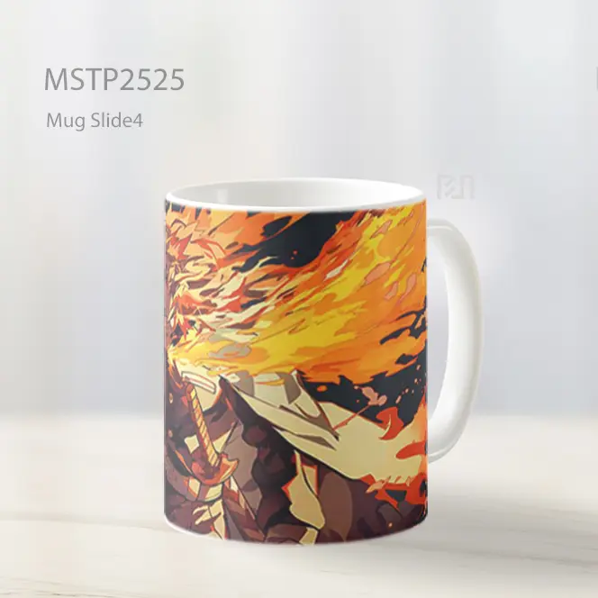 Rengoku Demon Slayer Lepaskan Kekuatan Api Mug MSTP2525