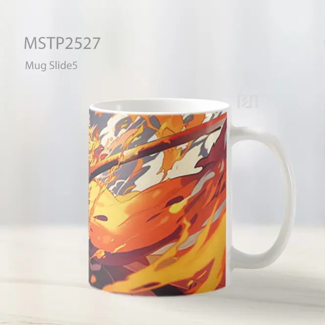Rengoku Demon Slayer Pedang Api Anime Mug MSTP2527 - All-side / Desain