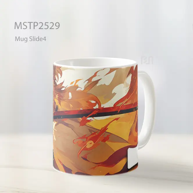 Rengoku Demon Slayer Pedang Api Ultrawide Mug MSTP2529
