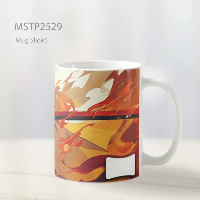 Rengoku Demon Slayer Pedang Api Ultrawide Mug MSTP2529 - All-side / Desain