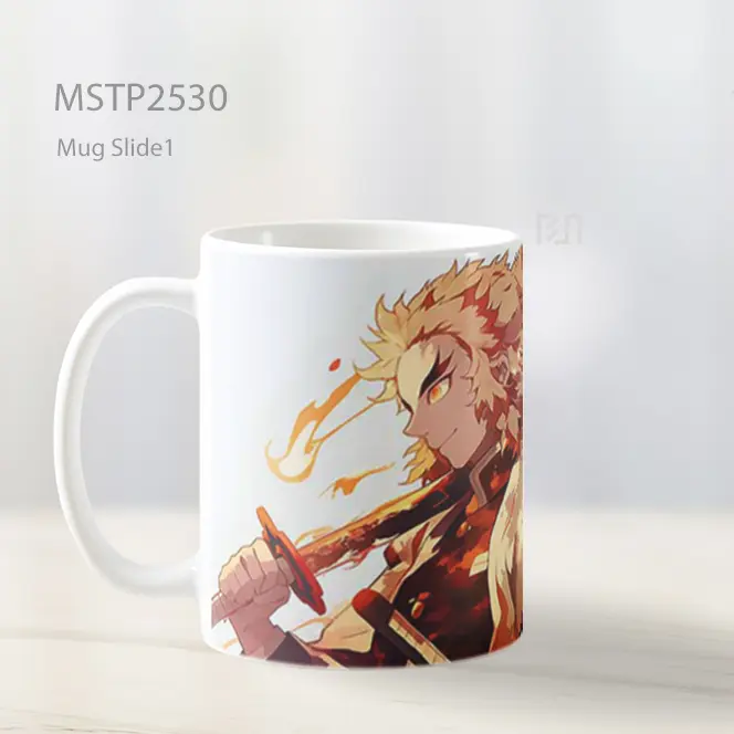 Rengoku Flaming Sword Ultrawide Mug MSTP2530 - All-side / Desain