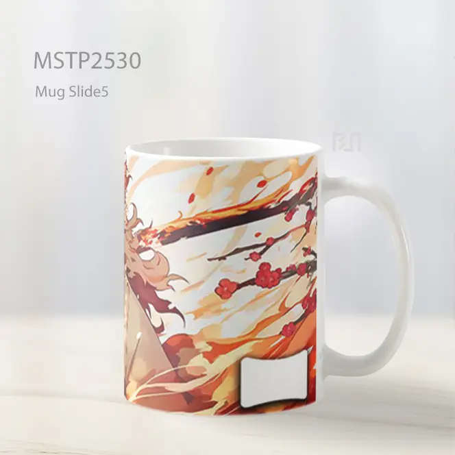 Rengoku Flaming Sword Ultrawide Mug MSTP2530 - All-side / Desain