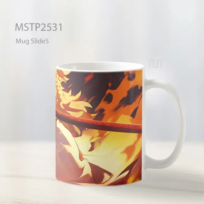 Rengoku Hashira Api Demon Slayer Mug MSTP2531 - All-side / Desain
