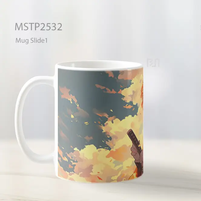 Rengoku Kyojuro Demon Slayer Mug MSTP2532 - All-side / Desain