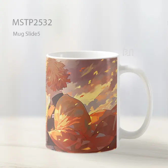Rengoku Kyojuro Demon Slayer Mug MSTP2532 - All-side / Desain