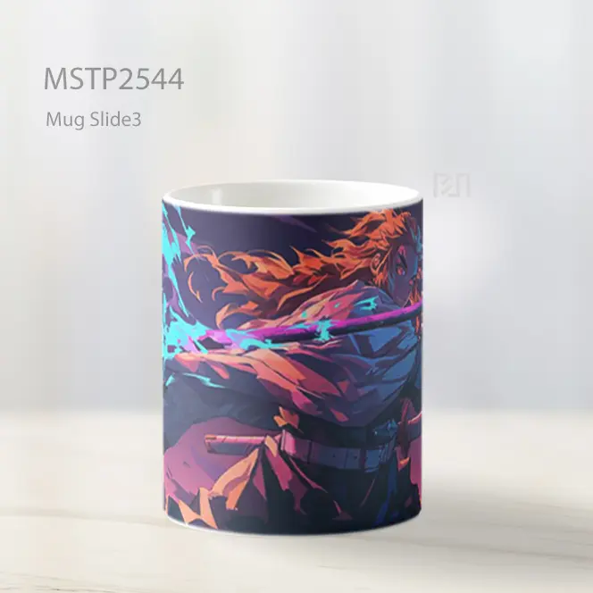 Rengoku Nafas Api Mug MSTP2544 - All-side / Desain