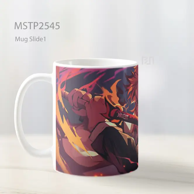 Rengoku Pedang Api Mug MSTP2545 - All-side / Desain