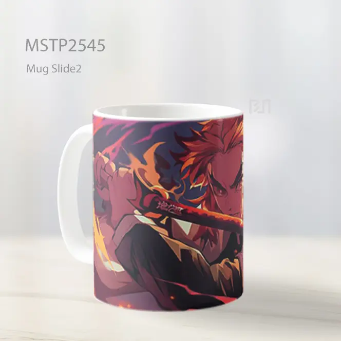 Rengoku Pedang Api Mug MSTP2545 - All-side / Desain