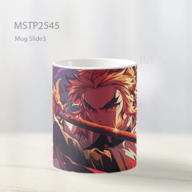 Rengoku Pedang Api Mug MSTP2545 - All-side / Desain