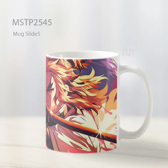 Rengoku Pedang Api Mug MSTP2545 - All-side / Desain