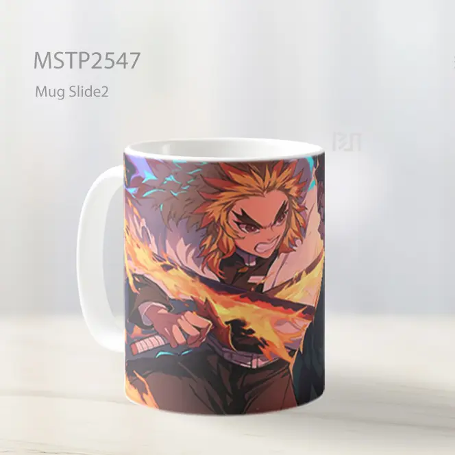 Rengoku Vs Tanjiro Pertarungan Demon Slayer Mug MSTP2547 - All-side / Desain