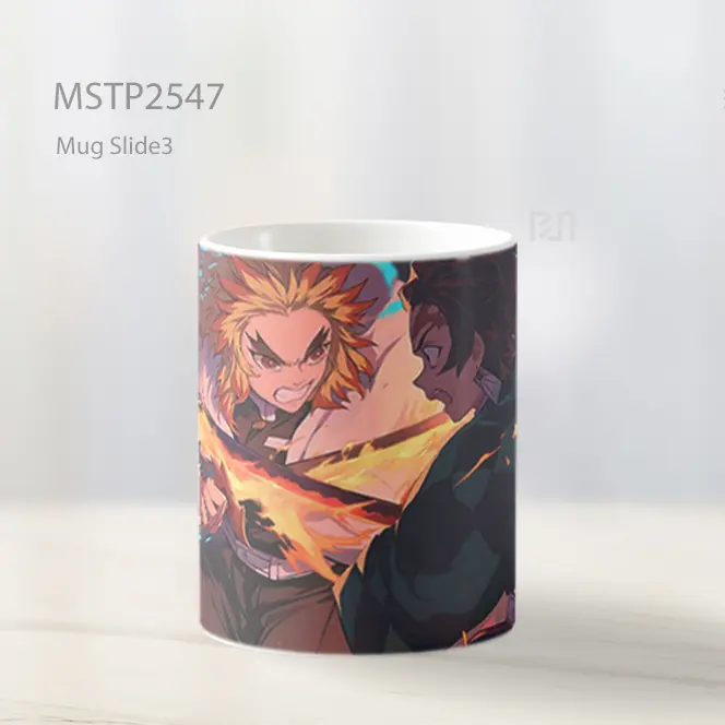 Rengoku Vs Tanjiro Pertarungan Demon Slayer Mug MSTP2547 - All-side / Desain