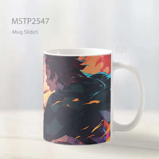 Rengoku Vs Tanjiro Pertarungan Demon Slayer Mug MSTP2547 - All-side / Desain