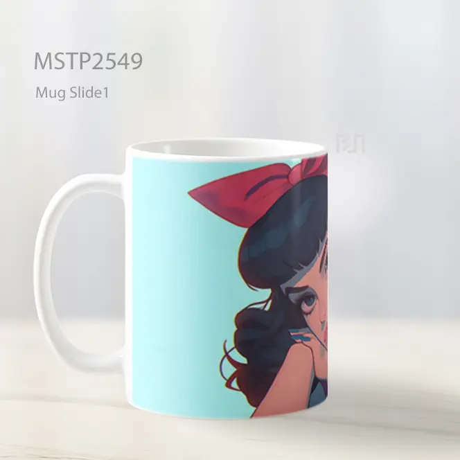 Retro Girl Anime Mug MSTP2549 - All-side / Desain