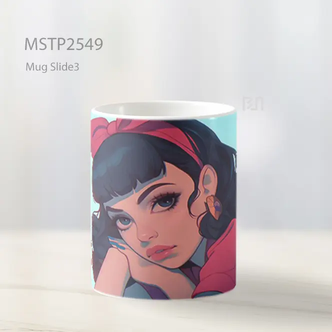 Retro Girl Anime Mug MSTP2549 - All-side / Desain