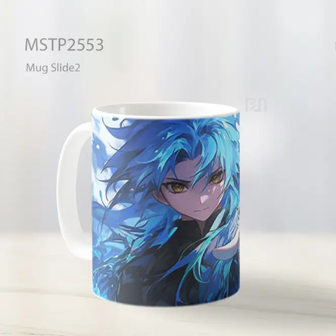 Rimuru Tempest Wallpaper Rambut Biru Mug MSTP2553 - All-side / Desain