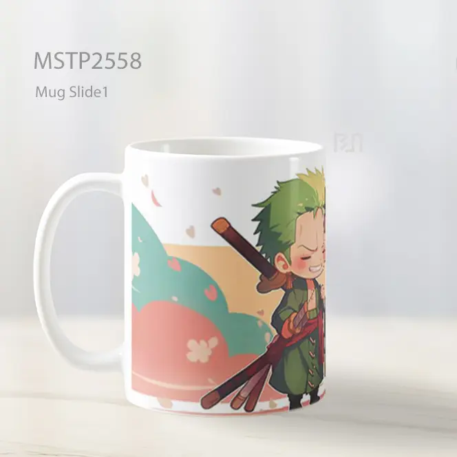Roronoa And Tanjiro Pertemuan Ramah Mug MSTP2558 - All-side / Desain