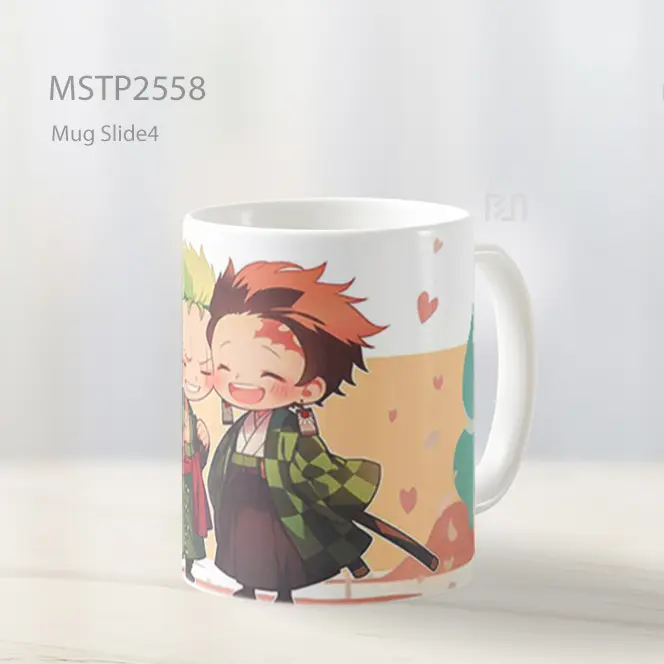 Roronoa And Tanjiro Pertemuan Ramah Mug MSTP2558