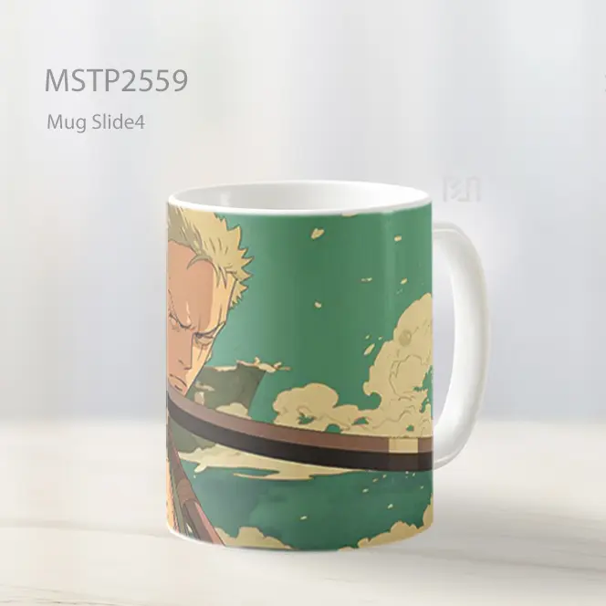 Roronoa Zoro Art Style One Piece Mug MSTP2559