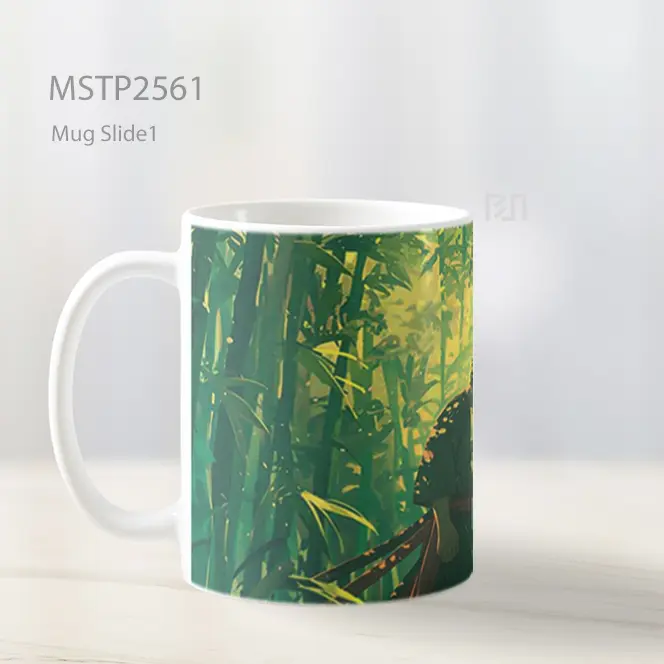 Roronoa Zoro Hutan Bambu Anime Mug MSTP2561 - All-side / Desain