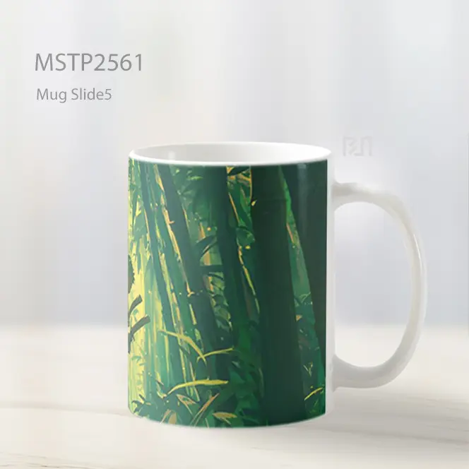 Roronoa Zoro Hutan Bambu Anime Mug MSTP2561 - All-side / Desain
