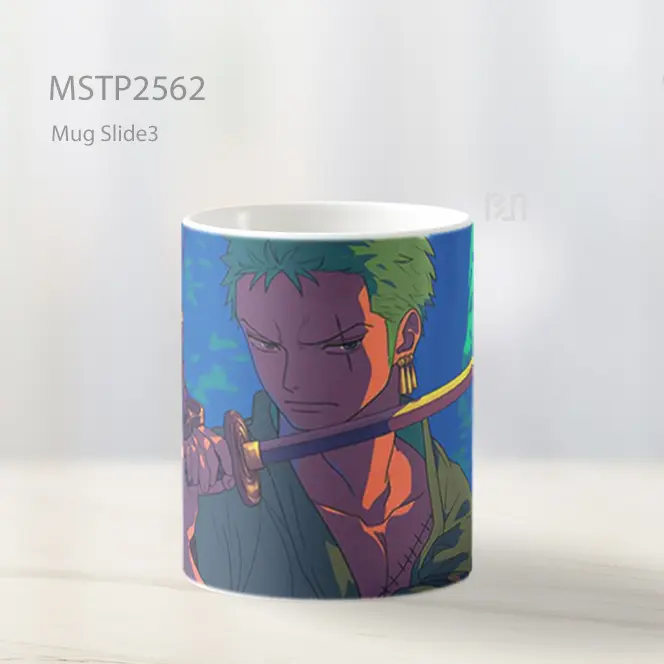 Roronoa Zoro Hutan Bambu Mug MSTP2562 - All-side / Desain