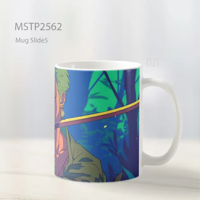 Roronoa Zoro Hutan Bambu Mug MSTP2562 - All-side / Desain