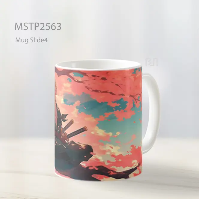 Roronoa Zoro Meditasi Di Bawah Sakura Mug MSTP2563