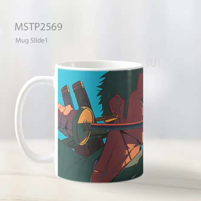 Roronoa Zoro Pedang Mug MSTP2569 - All-side / Desain
