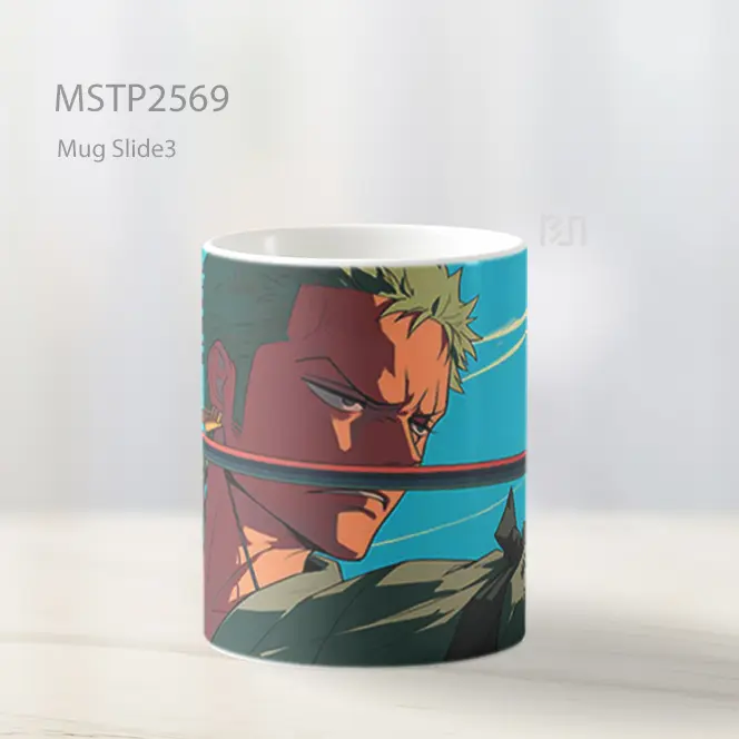 Roronoa Zoro Pedang Mug MSTP2569 - All-side / Desain