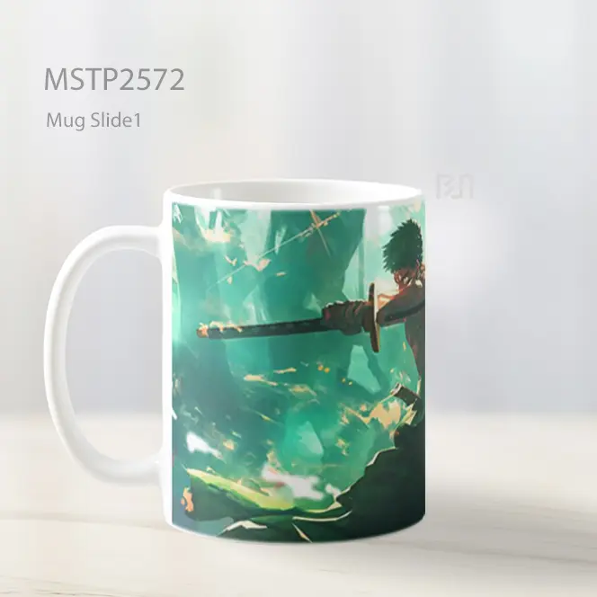 Roronoa Zoro Santoryu Mug MSTP2572 - All-side / Desain