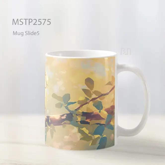Rowlet Mahkota Bunga Musim Semi Mug MSTP2575 - All-side / Desain