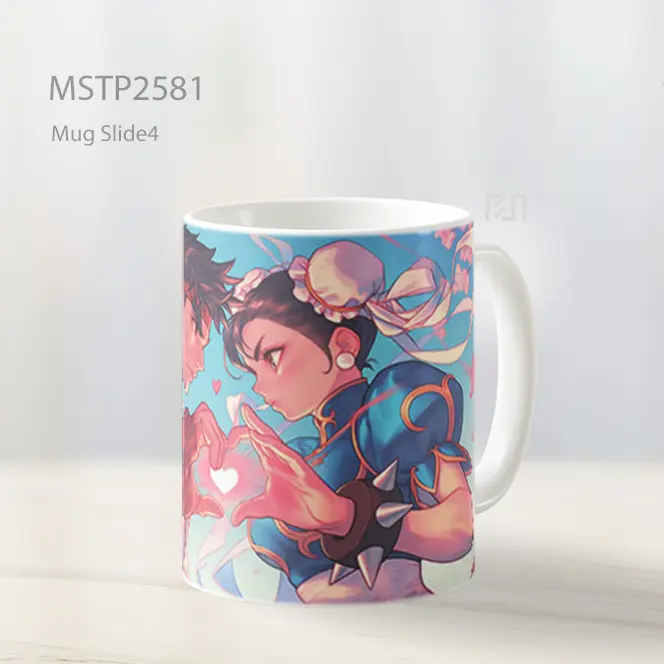 Ryu And Chun Li Street Fighter Valentines Mug MSTP2581