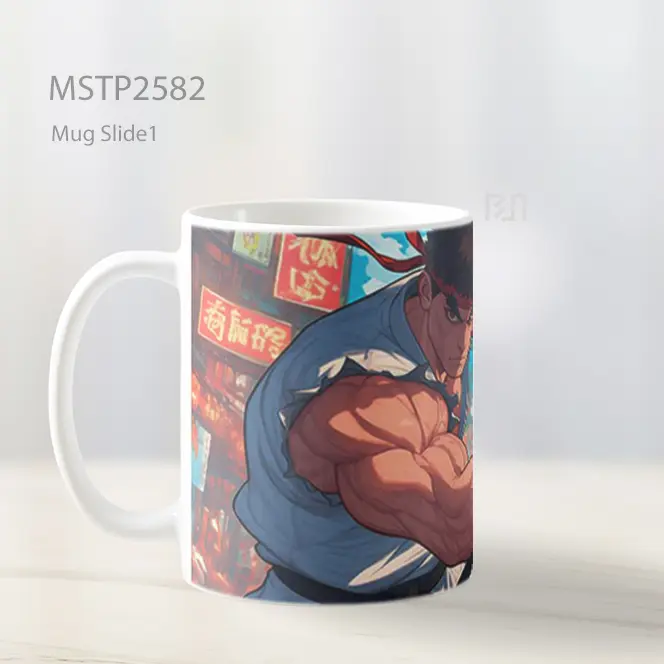 Ryu Mengisi Hadoken Mug MSTP2582 - All-side / Desain