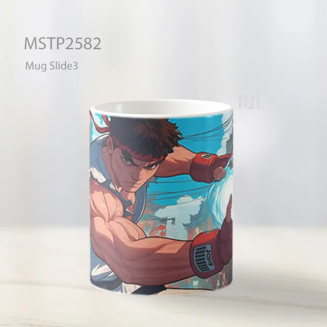 Ryu Mengisi Hadoken Mug MSTP2582 - All-side / Desain