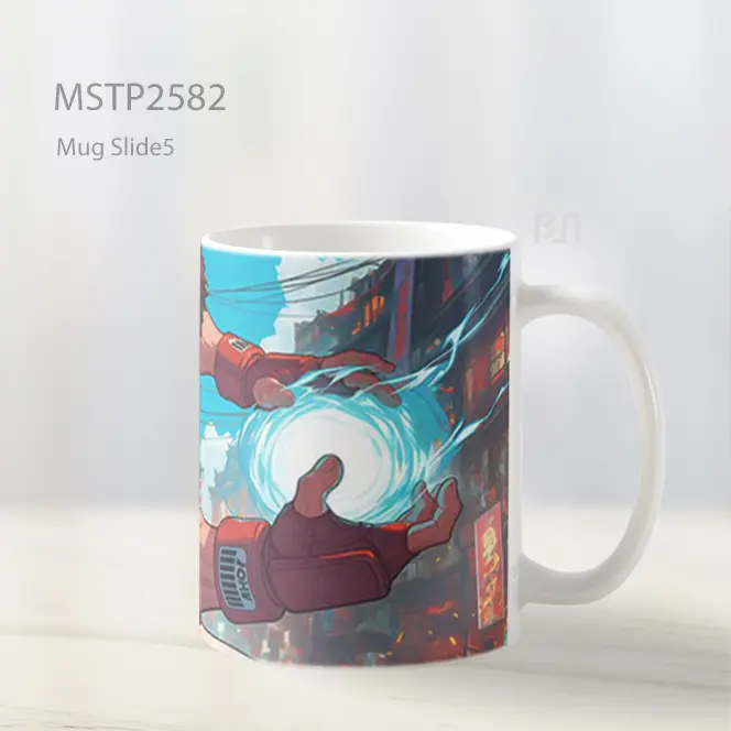 Ryu Mengisi Hadoken Mug MSTP2582 - All-side / Desain