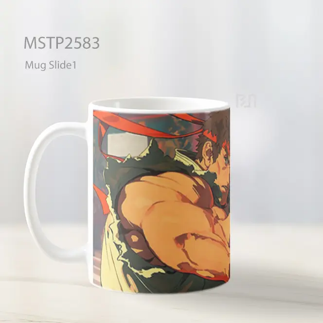 Ryu Street Fighter Keren Mug MSTP2583 - All-side / Desain