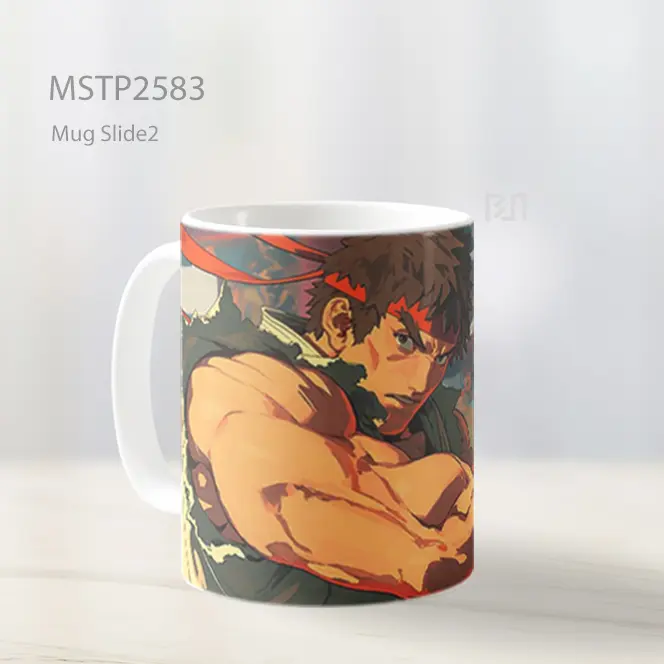 Ryu Street Fighter Keren Mug MSTP2583 - All-side / Desain