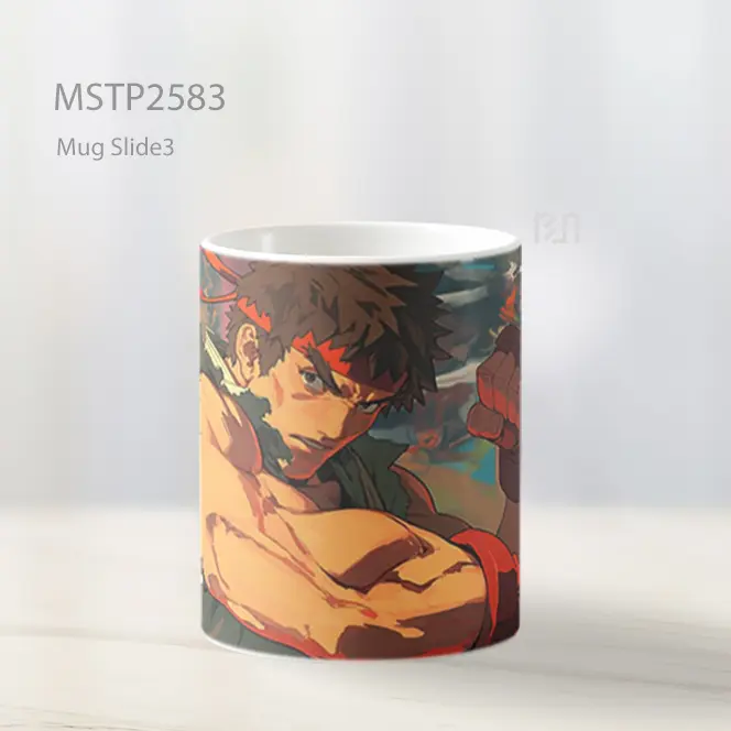 Ryu Street Fighter Keren Mug MSTP2583 - All-side / Desain