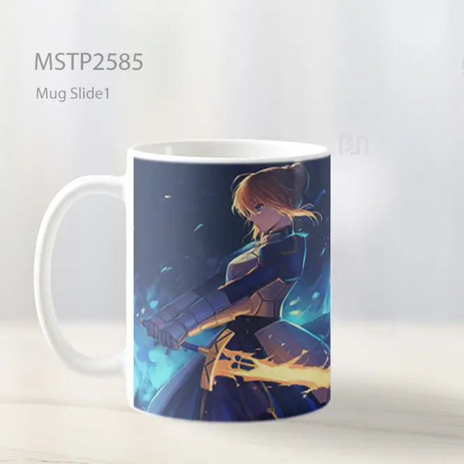 Saber Artoria Pedang Suci Mug MSTP2585 - All-side / Desain